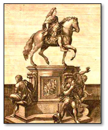 Andreas Schlters Reiterdenkmal auf der Langen Brcke
